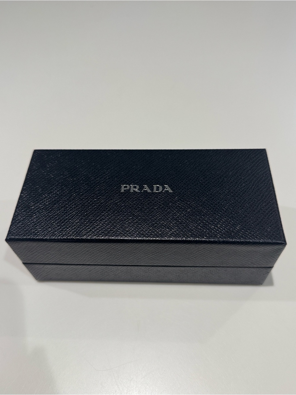 Prada Black Textured Eyewear Box